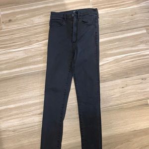 Abercrombie Ultra High Rise Black Jeans